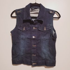 Y2K GLAMOUR KILLS DENIM VEST